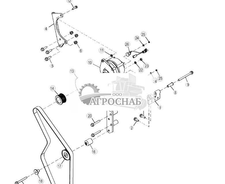 Генератор переменного тока, 55 А - ST26350 172.jpg